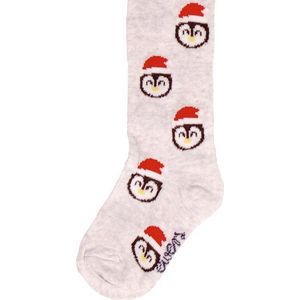 Ewers - Babymaillot - Lichtgrijs - Met Kerstpinguin - 68
