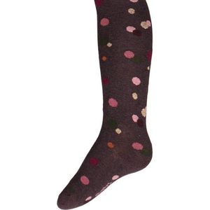 Kindermaillot Donkergrijs met Stippen en Glittergaren - 134/146