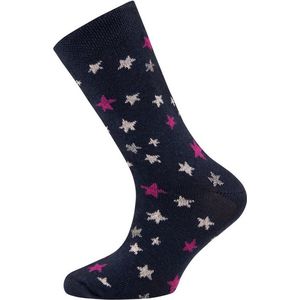 Meisjessok met Sterren en Zilvedraad - Donkerblauw - Ewers -23/26