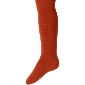 Maillot Koper - Donker Oranje/Bruin met strass steentjes-92/98