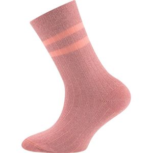 EWERS - Kinder en Damessokken - Beige - Katoen met Rib en Glitter