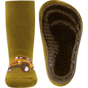 Ewers Antislipsok - Olijfgroen met JEEP - Siliconenzool-25/26