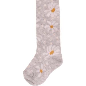 Kindermaillot Ewers Lichtgrijs met Witte Bloemen-62