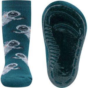 Ewers Antislipsok - Astronauten - Petrolblauw - maat 19/20