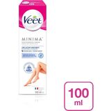 Veet - Minima Sensitive Skin - Ontharingscrème - Aloë Vera en Vitamine E - 100 ml