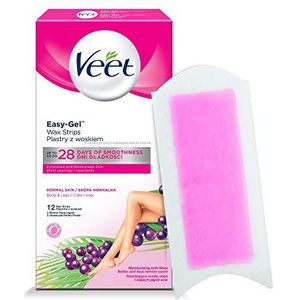 Veet - Cold Wax Tapes for Normal Skin 12 Pcs -
