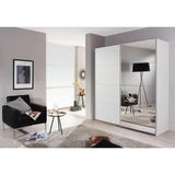 rauch Schwebetürenschrank Subito Kleiderschrank Bestseller Schlafzimmerschrank Schrank Garderobe mit 4 Spiegelelementen