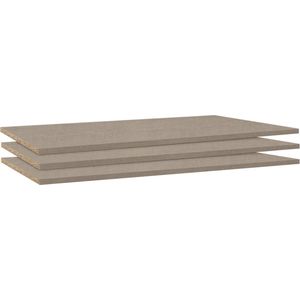 Beddenreus Comfort Set legplanken Nelas - 87 x 45 x 1,6 cm - bruin