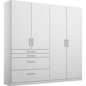 rauch Draaideurkast Kledingkast kast garderobe garderobekast topseller HOMBURG met veel opbergruimte, bovenste lade met indeling made in germany