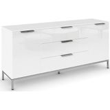 Sideboard  Flipp ¦ weiß ¦ Maße (cm): B: 160 H: 72 Kommoden & Sideboards > Sideboards - Sconto