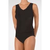 Nina von C. - Dames Hemd - Zwart - Merino Wollen Ondergoed - Warm Onderhemd