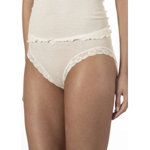 Nina von C dames Merino Wollen slip - Bikini slip - Champagne