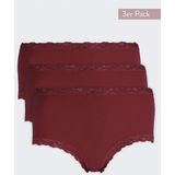 Nina von C. Dames tailleslip 3-pack, wit, 38