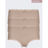 Nina von C. Dames tailleslip 3-pack, wit, 38