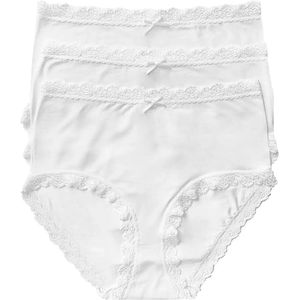 Nina von C. Dames tailleslip 3-pack, wit, 38
