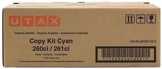 Utax 652611011 toner cyaan (origineel)