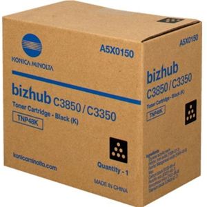 Konica Minolta - TNP-48K Toner - Zwart - Origineel - Capaciteit 10.000 Pagina's