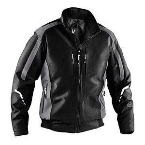 KÜBLER® Herren Arbeitsjacke 1367 schwarz, anthrazit Größe XS