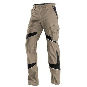 Kübler Activiq werkbroek voor heren, gemaakt van licht gemengd weefsel, Beige