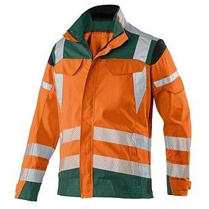KÜBLER® unisex Warnjacke REFLECTIQ orange, moosgrün Größe 28