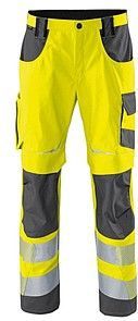 KÜBLER® unisex Warnschutzhose REFLECTIQ warngelb, anthrazit Größe 25