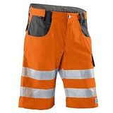 KÜBLER® unisex Warnschutzhose kurz REFLECTIQ warnorange, anthrazit Größe 60