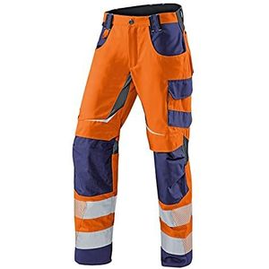 KÜBLER Workwear | Kübler Reflectiq zomerbroek PSA 2 | warnorange/donkerblauw | maat 98