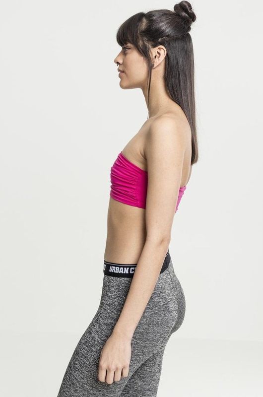 Urban Classics - Top - Fuchsia - Jersey - Aansluitende Pasvorm