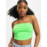 Urban Classics - Crop Top - Neongroen - Mouwloos - Aansluitende Pasvorm