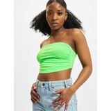 Urban Classics - Crop Top - Neongroen - Mouwloos - Aansluitende Pasvorm