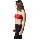 Urban Classics - Laces Bandeau Top - Rood - Dames