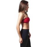 Urban Classics - Laces Bandeau Top - Rood - Dames