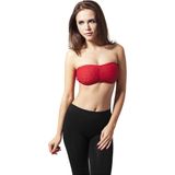 Urban Classics - Laces Bandeau Top - Rood - Dames