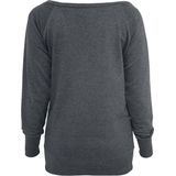 Urban Classics Sweater/trui- Wideneck Grijs