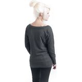 Urban Classics Sweater/trui- Wideneck Grijs