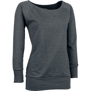 Urban Classics Sweater/trui- Wideneck Grijs