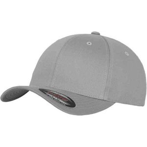 Flexfit Wooly Combed Baseball Cap Unisex, Zilver, L-XL