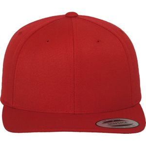 Flexfit - Classic Snapback red one size Snapback Pet - Rood
