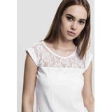 Urban Classics - Laces Dames T-shirt - Wit
