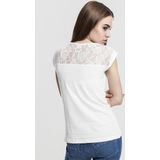 Urban Classics - Laces Dames T-shirt - Wit