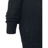Urban Classics Long Wideneck Sweater/trui Zwart