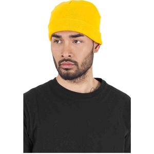 Flexfit Uniseks Heavyweight beanie, dames en heren, verkrijgbaar in 19 kleuren, eenheidsmaat, goud, Eén maat