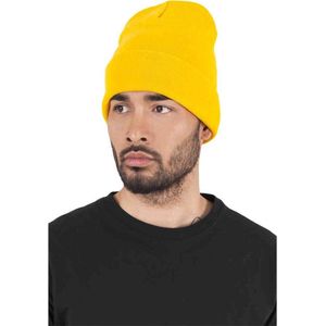 Flexfit - Heavyweight Long Beanie gold one size Beanie Muts - Goudkleurig