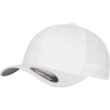 Flexfit Wooly Combed Unisex Baseball Cap, Wit, XXL