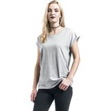 Urban Classics - Extended Shoulder Dames T-shirt - Grijs