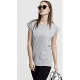 Urban Classics - Extended Shoulder Dames T-shirt - Grijs