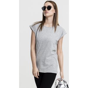 Urban Classics - Extended Shoulder Dames T-shirt Grijs