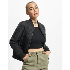 Urban Classics - Diamond Quilt Nylon Jacket   Zwart