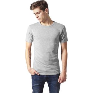 Urban Classics - Fitted Stretch Heren T-shirt Grijs