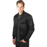 Urban Classics - Basic Bomber Jacket - Herenjas - Zwart - 1 stuk